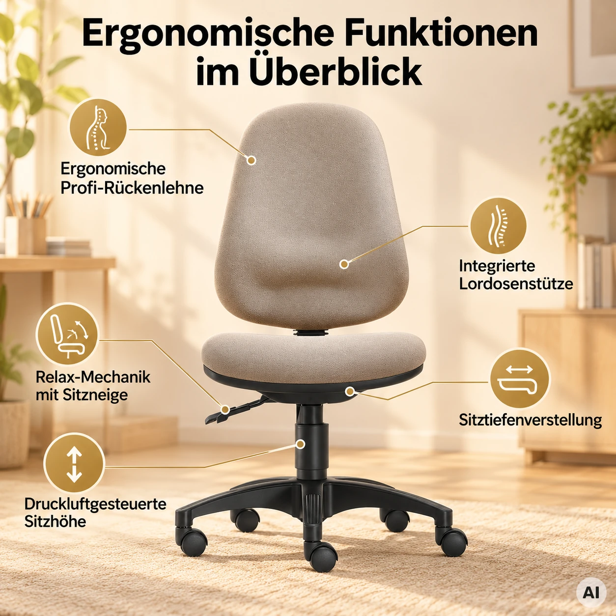 Business Relax - Bürostuhl für Home Office